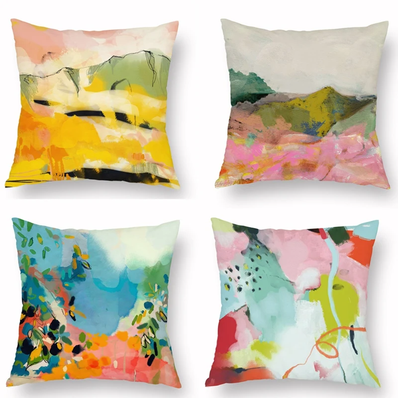 Cushion Cover Watercolor Painting Throw Pillow Cover Home Decor Chinese Style Pillowcase Decorative Sofa 45X45cm
Cushion Cover Watercolor Painting Throw Pillow Cover Home Decor Chinese Style Pillowcase Decorative Sofa 45X45cm