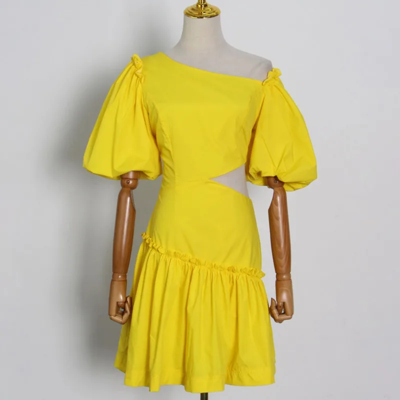 Mozision Hollow Out Puff Sleeve Dress For Women Asymmetrical High Waist Dresses Ladies 2021 Spring Summer Sexy Dress Vestidos
Mozision Hollow Out Puff Sleeve Dress For Women Asymmetrical High Waist Dresses Ladies 2021 Spring Summer Sexy Dress Vestidos
