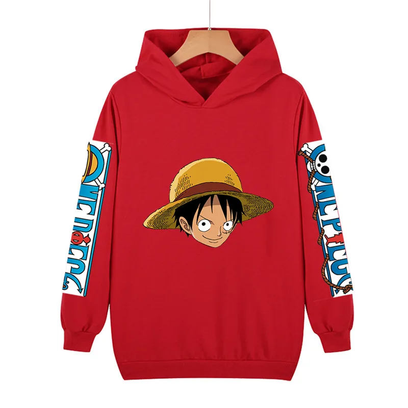 Hoodie Boy's Girls Sweatshirts Anime One Piece Luffy Hoodie for Children Sportswear Fashion Cosplay Kids Clothes
Hoodie Boy's Girls Sweatshirts Anime One Piece Luffy Hoodie for Children Sportswear Fashion Cosplay Kids Clothes
