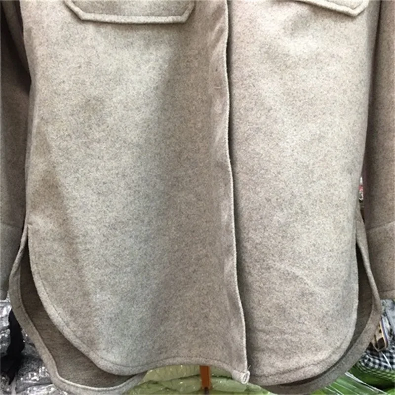 ZXQJ Women 2020 Fashion Pure Color Wool Loose Jacket Coat Vintage Long Sleeve Pockets Female Outerwear Chic Tops
ZXQJ Women 2020 Fashion Pure Color Wool Loose Jacket Coat Vintage Long Sleeve Pockets Female Outerwear Chic Tops