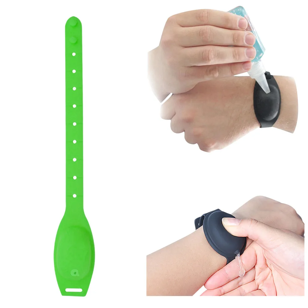Hot Adult Kid Liquid Wristband Hand Dispenser Handwash Gel With Whole Sanitizing 3PC Disinfectant Sub-packing Silicone Bracelet
Hot Adult Kid Liquid Wristband Hand Dispenser Handwash Gel With Whole Sanitizing 3PC Disinfectant Sub-packing Silicone Bracelet