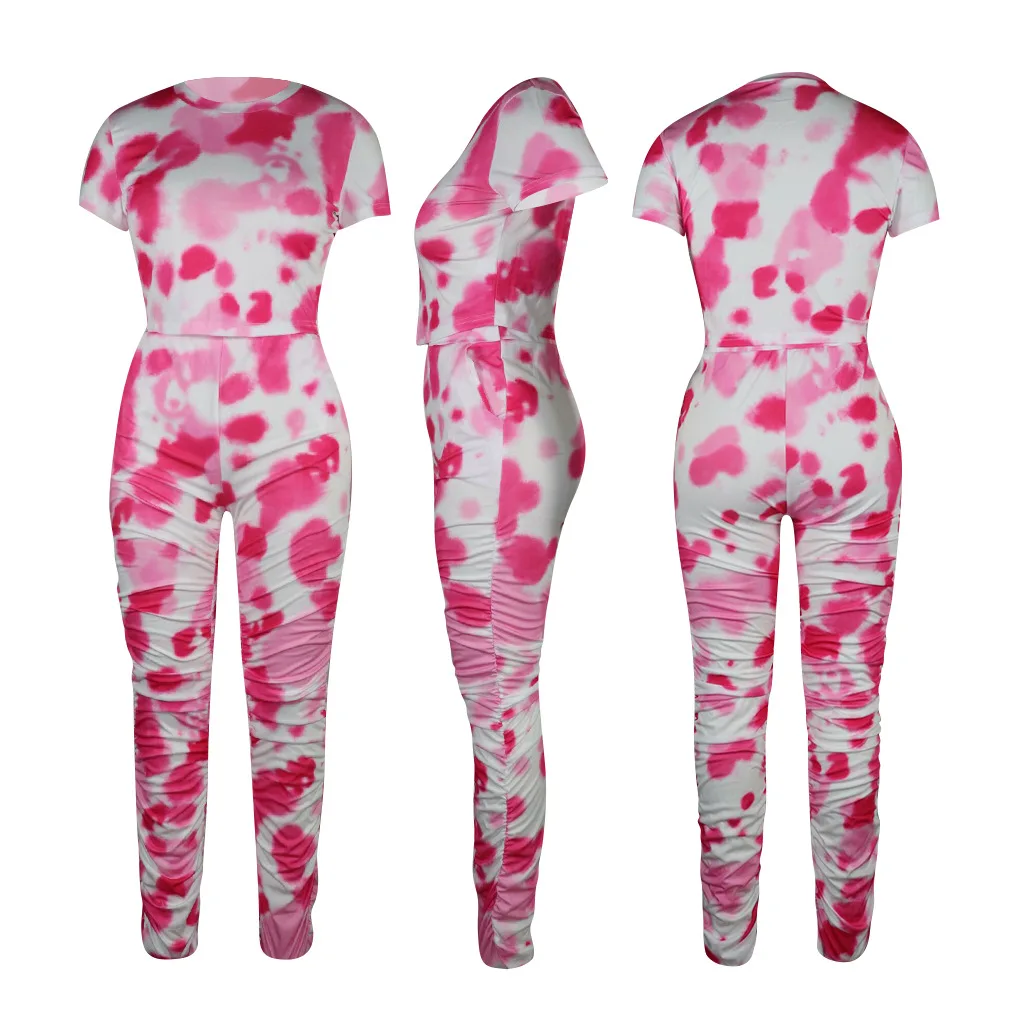 2 Piece Set Women Tracksuit Stacked Leggings Printed Crop Top And Skinny Stacked Pants Suits Fitness Casual Outfits Matching Set
2 Piece Set Women Tracksuit Stacked Leggings Printed Crop Top And Skinny Stacked Pants Suits Fitness Casual Outfits Matching Set