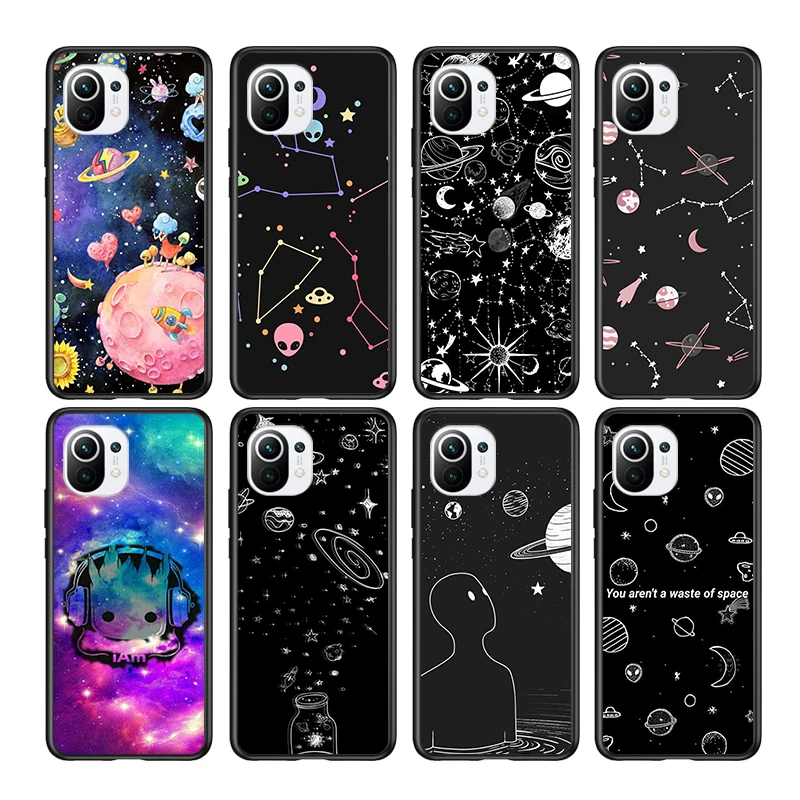 Space Moon Planet for Xiaomi Mi 11T 10T 11 10 Ultra Lite Note10 9 9T SE 8 Pro A3 5G Silicone Black Phone Case Cover
Space Moon Planet for Xiaomi Mi 11T 10T 11 10 Ultra Lite Note10 9 9T SE 8 Pro A3 5G Silicone Black Phone Case Cover