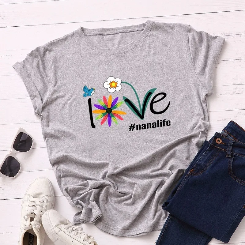 Женская летняя футболка из хлопка размера плюс; Симпатичные тапочки с узором в виде цветов, с принтом в виде букв повседневные футболки с ко...
Женская летняя футболка из хлопка размера плюс; Симпатичные тапочки с узором в виде цветов, с принтом в виде букв повседневные футболки с ко...