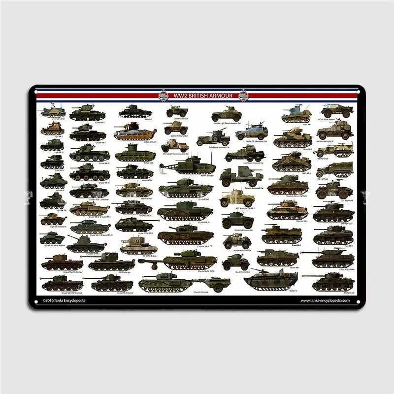British Armour Of Ww2 Metal Sign Decoration Garage Club Cinema Kitchen Mural Painting Tin Sign Posters
British Armour Of Ww2 Metal Sign Decoration Garage Club Cinema Kitchen Mural Painting Tin Sign Posters