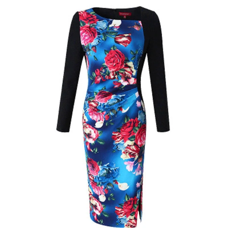 print office work Floral dress new Superior quality Autumn Women Christmas Party Dress 3xl winter Long sleeves sexy dresses
print office work Floral dress new Superior quality Autumn Women Christmas Party Dress 3xl winter Long sleeves sexy dresses
