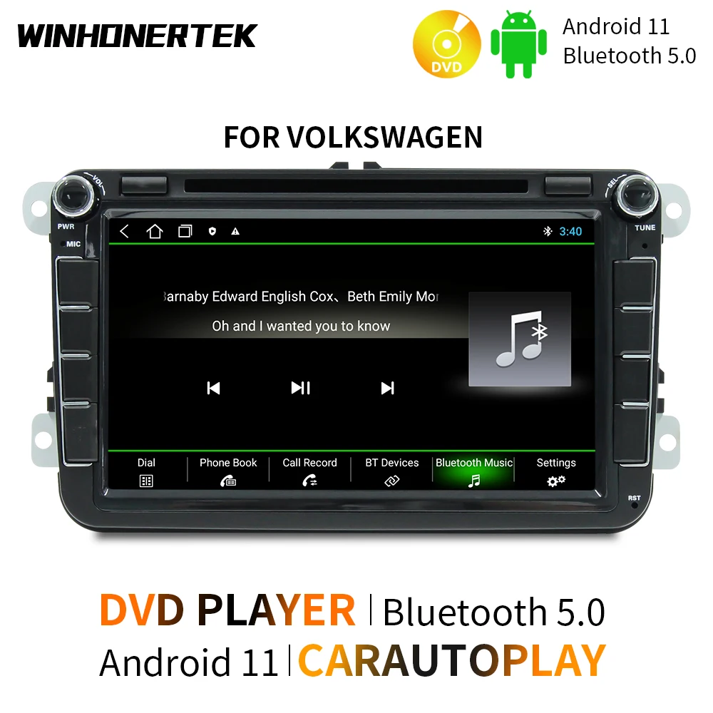 WINHONGTEK 2 din Android 11 Car Radios GPS Multimedia Player For VW/Volkswagen/Golf/Passat/b7/b6/Skoda/Seat/Octavia/Polo/Tiguan 
WINHONGTEK 2 din Android 11 Car Radios GPS Multimedia Player For VW/Volkswagen/Golf/Passat/b7/b6/Skoda/Seat/Octavia/Polo/Tiguan