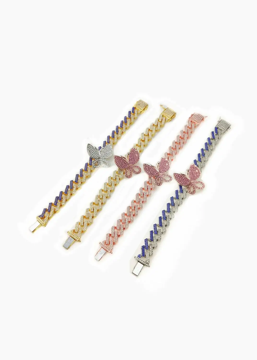 New 15mm Hip Hop Rock Iced Out Bling Cz Cubic Zircon Women Jewelry Miami Cuban Link Chain Butterfly Bracelet
New 15mm Hip Hop Rock Iced Out Bling Cz Cubic Zircon Women Jewelry Miami Cuban Link Chain Butterfly Bracelet