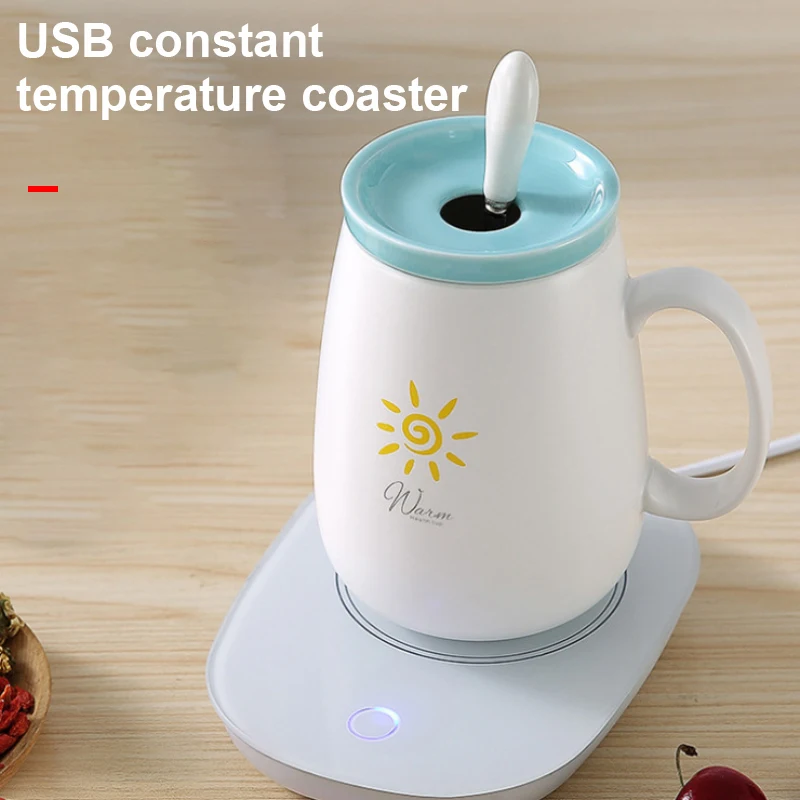 55℃ Coffee Heating Cup Mat USB Thermostat Coaster Portable Temperature Insulation Mat Milk Glass Constant Warmer Heating Pad
55℃ Coffee Heating Cup Mat USB Thermostat Coaster Portable Temperature Insulation Mat Milk Glass Constant Warmer Heating Pad