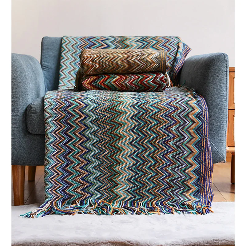 WOSTAR Nordic style knitted blanket with tassel elegant women outdoor beach towels fashion cape portable summper throw blankets
WOSTAR Nordic style knitted blanket with tassel elegant women outdoor beach towels fashion cape portable summper throw blankets