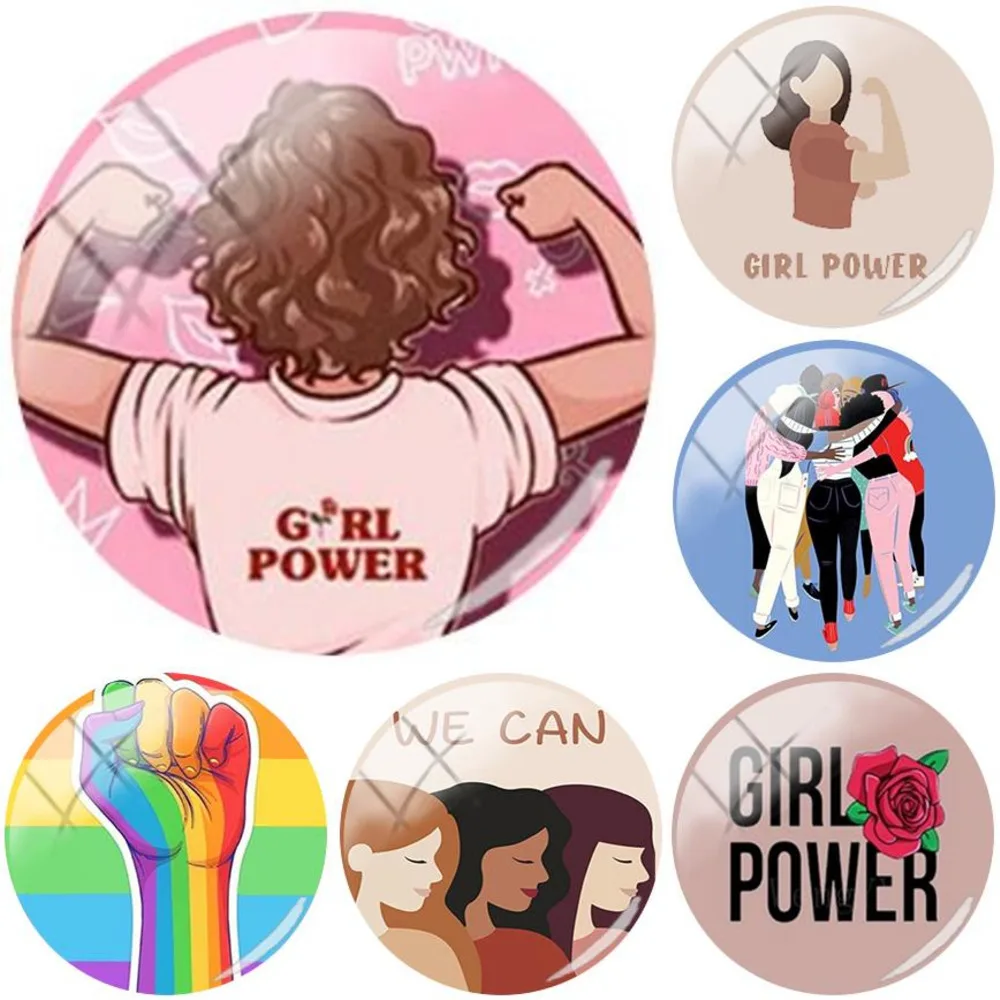 Girl Power Quotes Photo 12/15/16/18/20/25/30mm Round Glass Cabochons Dome Flat Back for Diy Jewelry Making Accessories
Girl Power Quotes Photo 12/15/16/18/20/25/30mm Round Glass Cabochons Dome Flat Back for Diy Jewelry Making Accessories