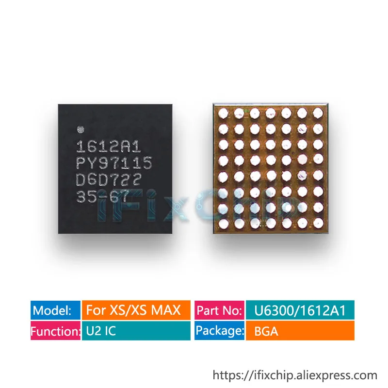 20 шт./лот новый оригинальный U6300 1612A1 для iphone XS/XS MAX/XR U2 USB-контрольная трубка U2 зарядное устройство IC чип
20 шт./лот новый оригинальный U6300 1612A1 для iphone XS/XS MAX/XR U2 USB-контрольная трубка U2 зарядное устройство IC чип