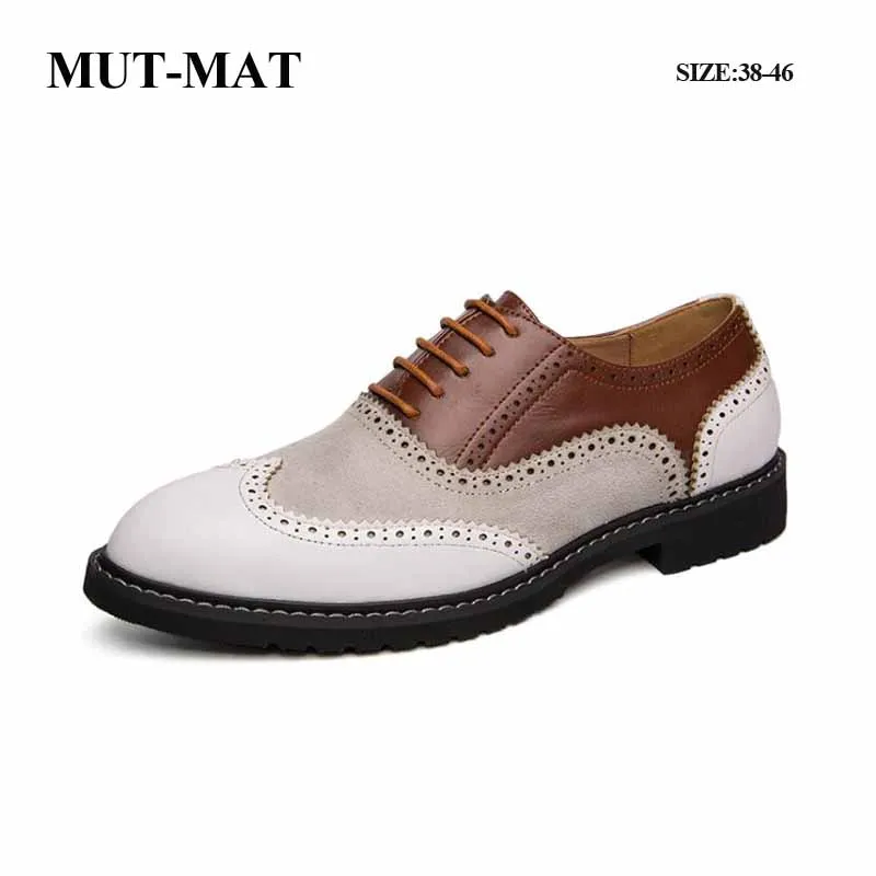 Мужские кожаные туфли на плоской подошве, коричневые повседневные туфли с вырезами, большие размеры, на осень 2019
Мужские кожаные туфли на плоской подошве, коричневые повседневные туфли с вырезами, большие размеры, на осень 2019