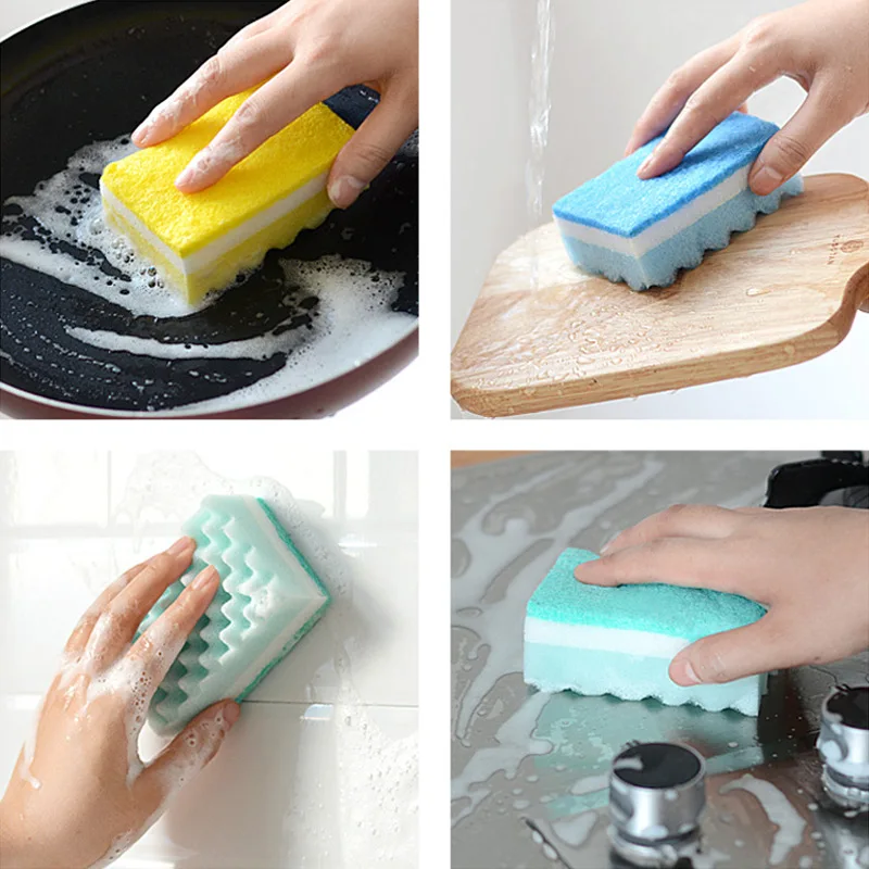 10pcs Sponges and Brushes Scouring Pad Magic Cleaning Sponge Dishwashing Sponge Kitchen Accessories Household Cleaning Tools
10pcs Sponges and Brushes Scouring Pad Magic Cleaning Sponge Dishwashing Sponge Kitchen Accessories Household Cleaning Tools