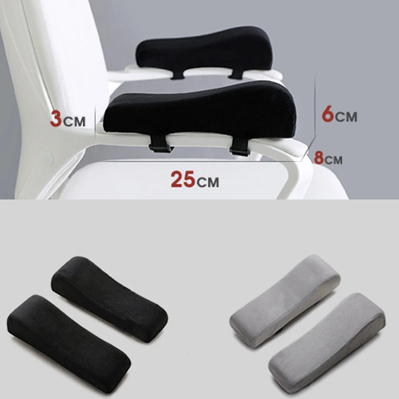 Memory Foam Chair Armrest Pads and Elbow Relief Pillow for Forearm Pressure Relief Universal Chair Arm Proof Sleeve
Memory Foam Chair Armrest Pads and Elbow Relief Pillow for Forearm Pressure Relief Universal Chair Arm Proof Sleeve