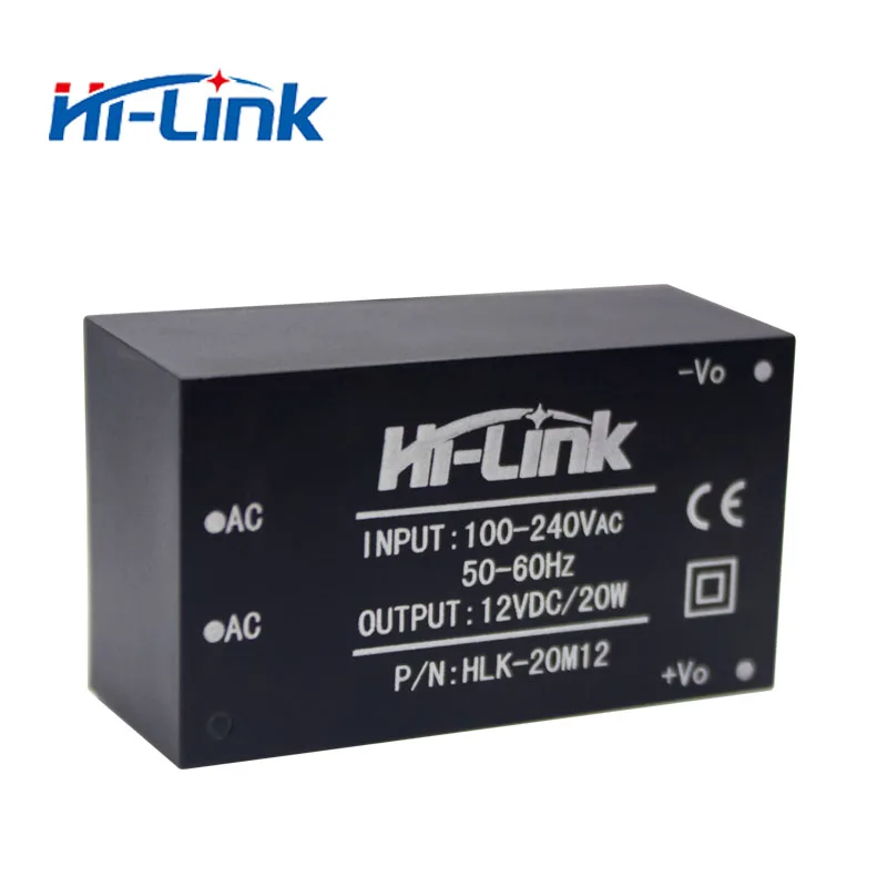 Free shipping 5pcs/lot Hi-Link HLK-20M12 220v 12V 20W AC DC compact isolated step down power supply module
Free shipping 5pcs/lot Hi-Link HLK-20M12 220v 12V 20W AC DC compact isolated step down power supply module