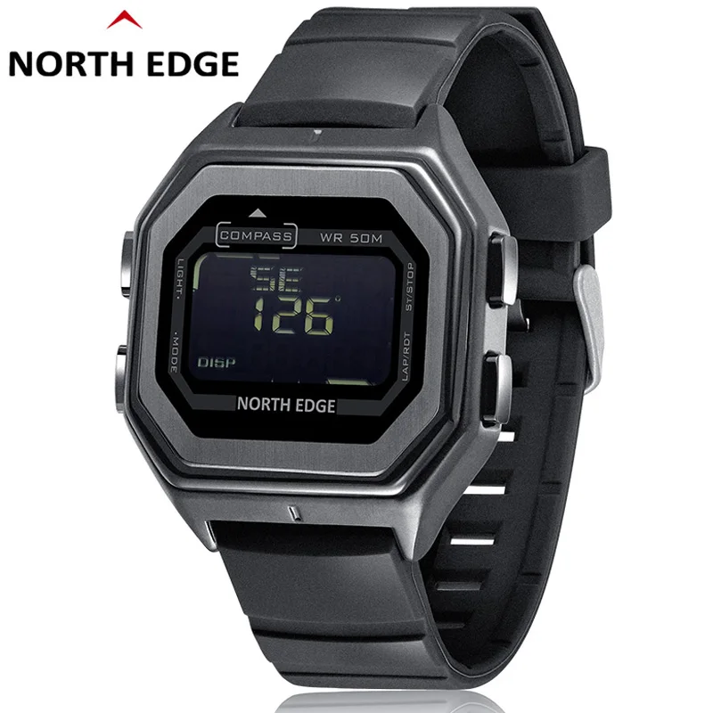 Metal Digital Watch Military Tactics 50M Diving Outdoor Sports Compass World Time Stopwatch Countdown Calendar NORTH EDGE
Metal Digital Watch Military Tactics 50M Diving Outdoor Sports Compass World Time Stopwatch Countdown Calendar NORTH EDGE