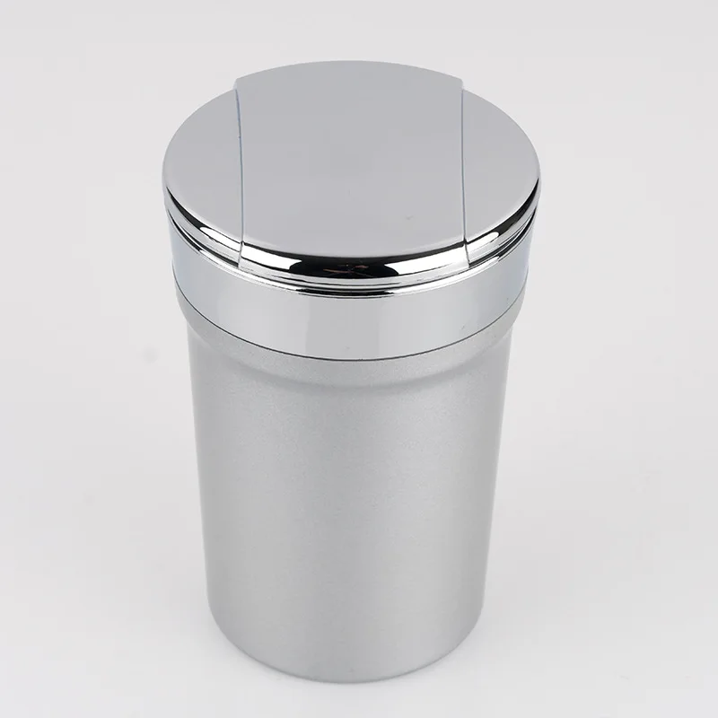 Portable Automotive Ashtray With Cover With LED Blue Light Electroplating Garbage Tank Automotive Interior Accessories
Portable Automotive Ashtray With Cover With LED Blue Light Electroplating Garbage Tank Automotive Interior Accessories