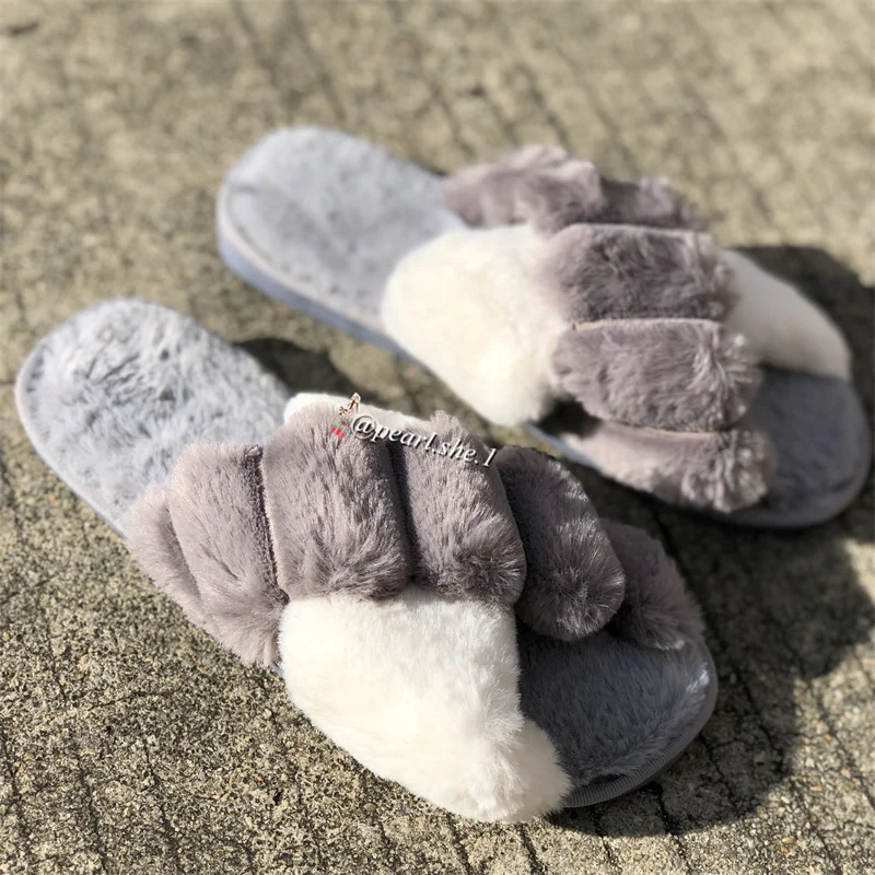 Fashion Brand Girl Fashion Fur Slippers Wholesale Faux Fur Cross Indoor Floor Slides luxury women slippers
Fashion Brand Girl Fashion Fur Slippers Wholesale Faux Fur Cross Indoor Floor Slides luxury women slippers