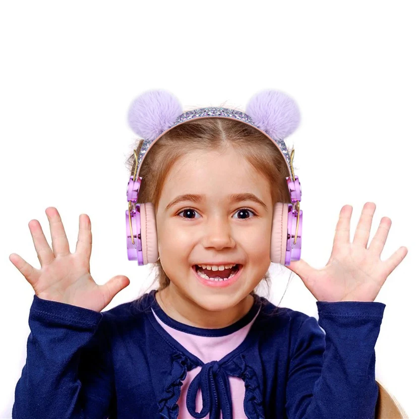 Cute Wired Headphone for Kids with Mic 3.5mm Music Stereo Earphone Computer Mobile Phone Gamer Hairball Headphones Girl Gifts 
Cute Wired Headphone for Kids with Mic 3.5mm Music Stereo Earphone Computer Mobile Phone Gamer Hairball Headphones Girl Gifts