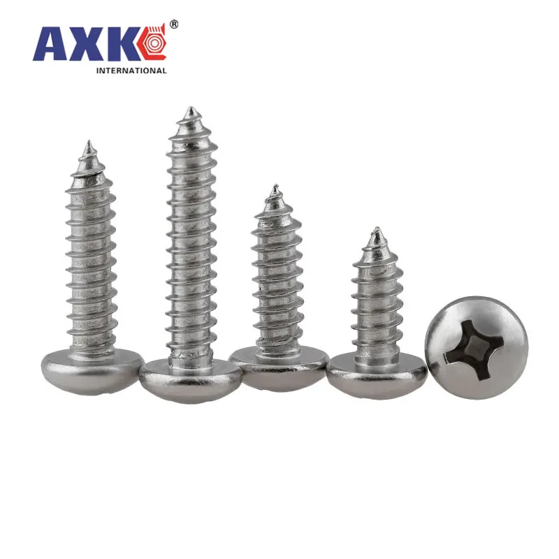10/50pcs M1 M1.2 M1.4 M1.7 M2.2 M2.6 M3 M4 M5 M6 Mini 304 stainless steel Cross Phillips Pan Round Head Self tapping Wood Screw
10/50pcs M1 M1.2 M1.4 M1.7 M2.2 M2.6 M3 M4 M5 M6 Mini 304 stainless steel Cross Phillips Pan Round Head Self tapping Wood Screw