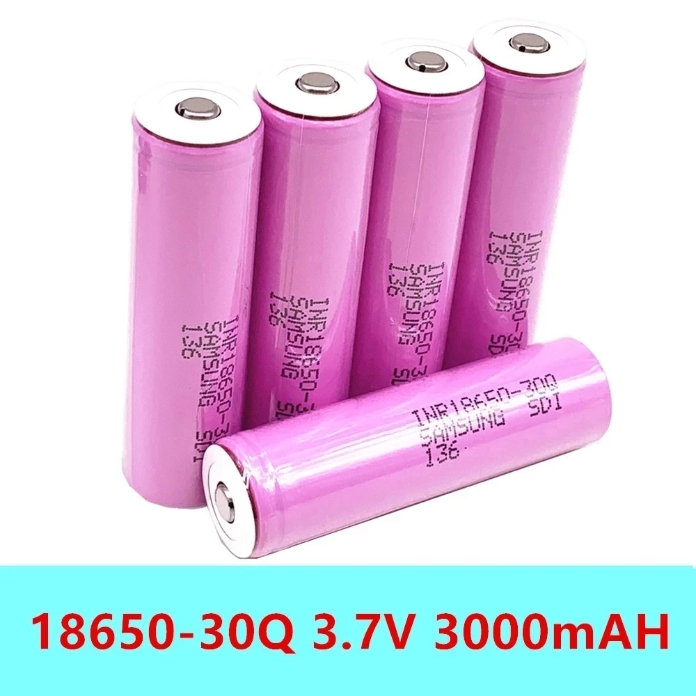 20PCS 100% new original INR 18650 30Q battery 3.7V 3000mAh INR18650 30q lithium ion rechargeable battery
20PCS 100% new original INR 18650 30Q battery 3.7V 3000mAh INR18650 30q lithium ion rechargeable battery