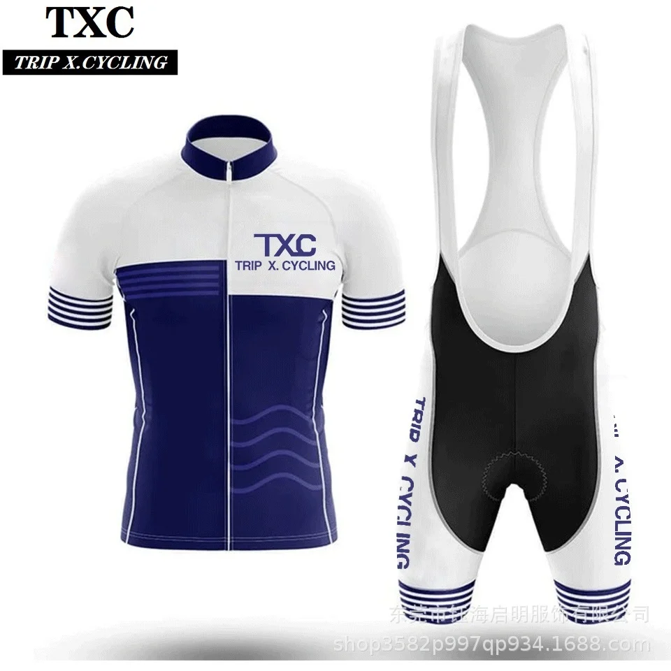 TXC mountain bike short sleeve top silicone cushion shorts outdoor sports elastic slim cycling suit
TXC mountain bike short sleeve top silicone cushion shorts outdoor sports elastic slim cycling suit