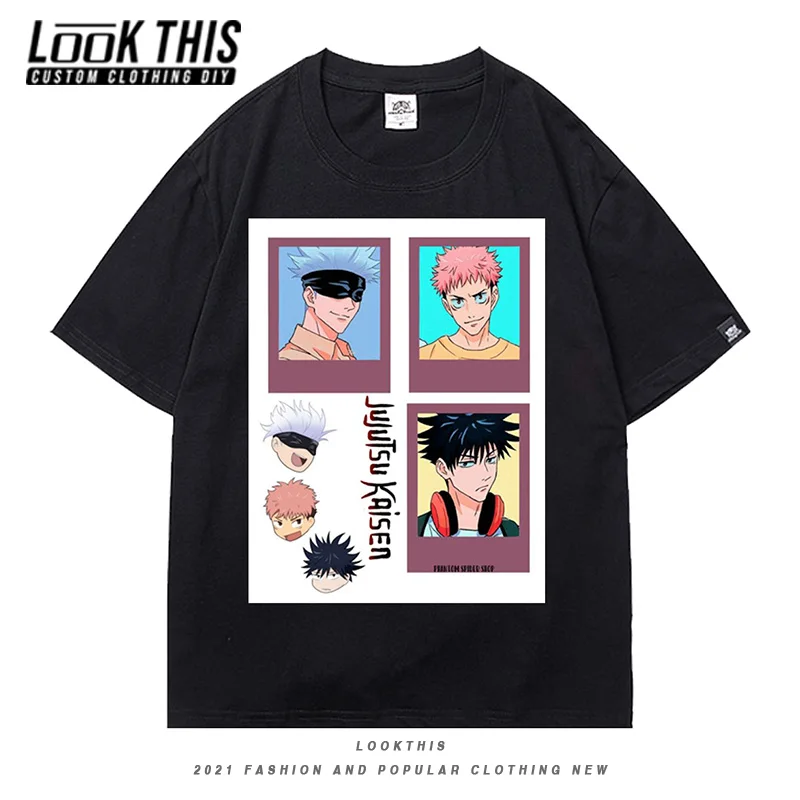 Popular Y2k Anime Jujutsu Kaisen Oversized T-shirt Unisex Girl Short Sleeve Loose Tops Tees Girls Daily Clothes Women's T-shirt
Popular Y2k Anime Jujutsu Kaisen Oversized T-shirt Unisex Girl Short Sleeve Loose Tops Tees Girls Daily Clothes Women's T-shirt
