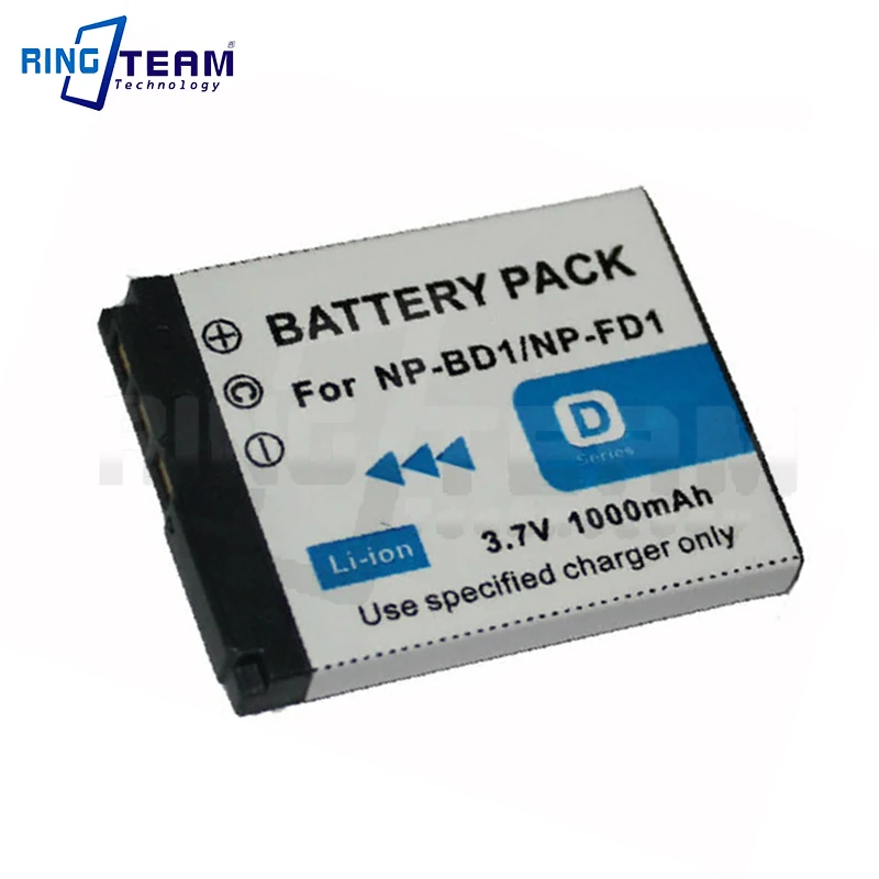 

NP-FD1 NP-BD1 FD1 BD1 Digital Battery for Sony Cyber-shot Digital Cameras DSC T700 T500 T300 T200 T90 T77 T75 T70 T2 G3