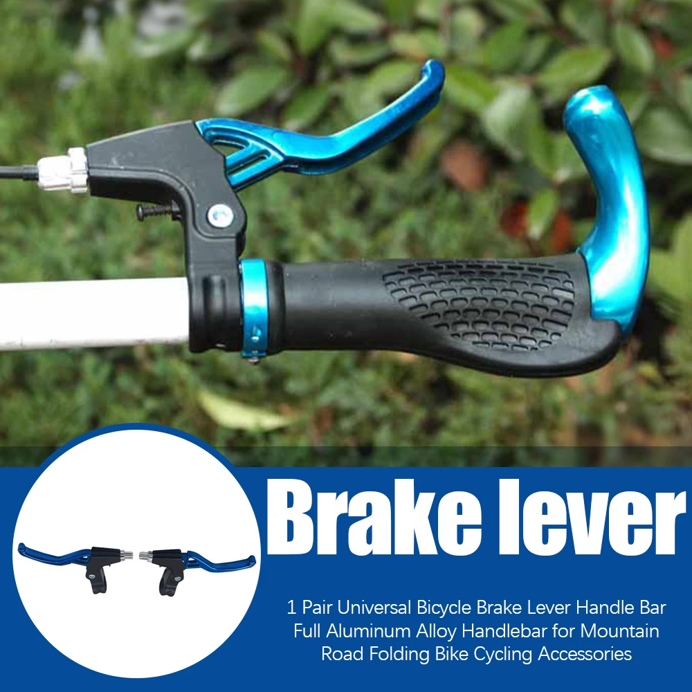 1 Pair Universal Bicycle Brake Lever Handle Bar Full Aluminum Alloy Handlebar for Mountain Road Folding Bike Cycling Accessories
1 Pair Universal Bicycle Brake Lever Handle Bar Full Aluminum Alloy Handlebar for Mountain Road Folding Bike Cycling Accessories