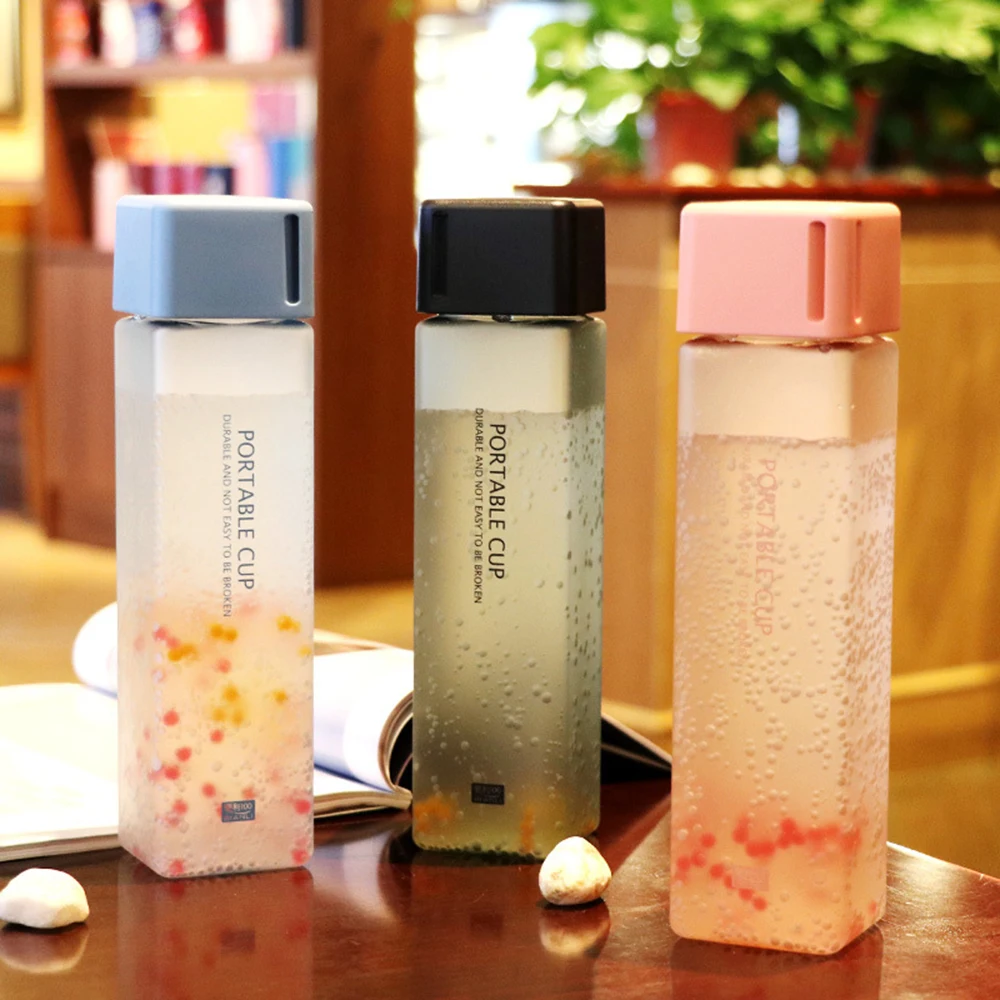 Transparent Square Plastic Matte Water Cup Outdoor Cold Juice Water Sports Cup with Portable Milk Rope Water Cup Dropshipping
Transparent Square Plastic Matte Water Cup Outdoor Cold Juice Water Sports Cup with Portable Milk Rope Water Cup Dropshipping