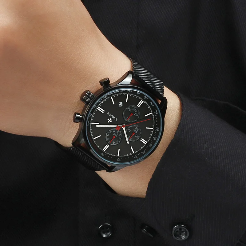 2020 New Watch Men WWOOR Top Brand Full Steel Chronograph Watch For Men Fashion Military Sport Waterproof Quartz Wrist Watch Man
2020 New Watch Men WWOOR Top Brand Full Steel Chronograph Watch For Men Fashion Military Sport Waterproof Quartz Wrist Watch Man