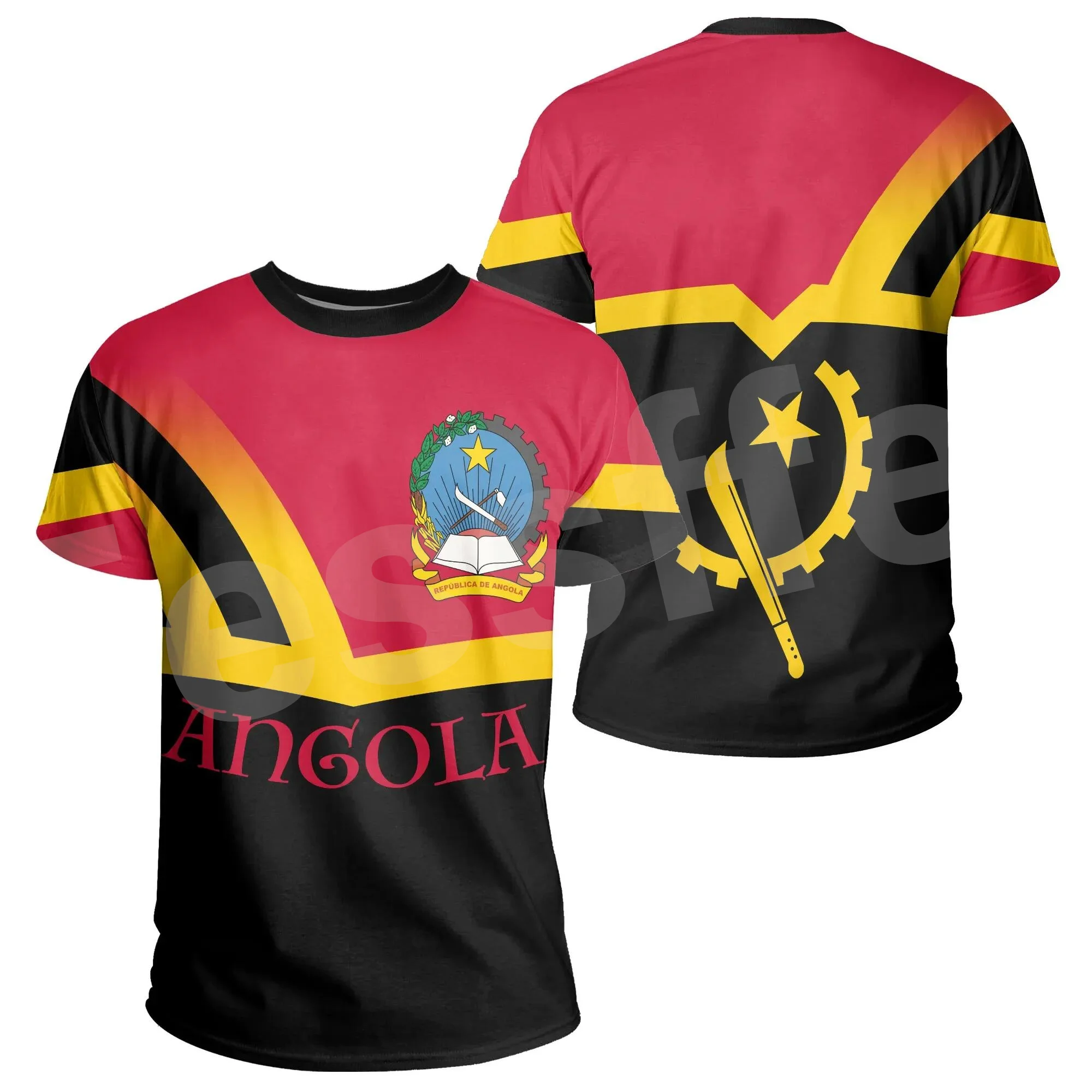 Tessffel Africa Country Flag Angola Symbol 3DPrint Men/Women Summer Harajuku Funny Casual Short Sleeves T-Shirts Streetwear A-1
Tessffel Africa Country Flag Angola Symbol 3DPrint Men/Women Summer Harajuku Funny Casual Short Sleeves T-Shirts Streetwear A-1
