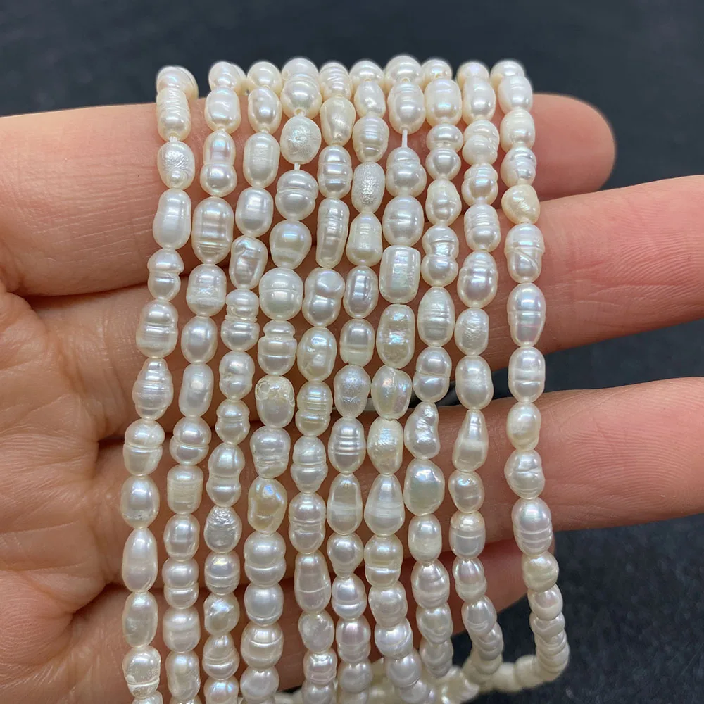 Natural Freshwater Pearl Beads High Quality Punch Loose Beads for DIY Women Elegant Necklace Bracelet Jewelry Making Charms
Natural Freshwater Pearl Beads High Quality Punch Loose Beads for DIY Women Elegant Necklace Bracelet Jewelry Making Charms