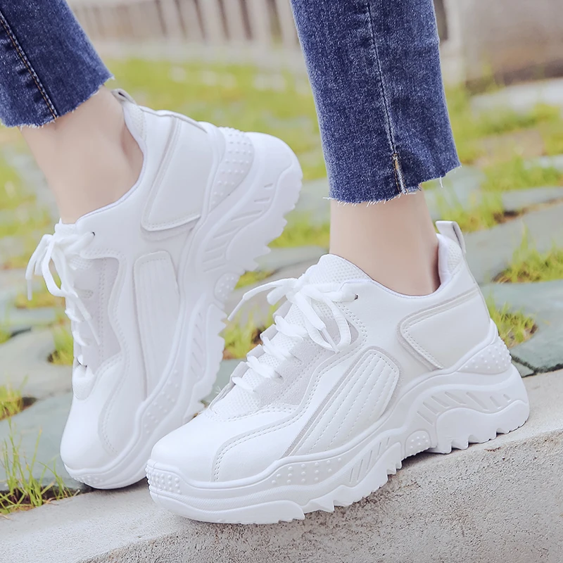 High Quality Trainers Women's Platform Sneakers Women Shoes Breathable Casual Women Running Chunky Sneakers 35-39
High Quality Trainers Women's Platform Sneakers Women Shoes Breathable Casual Women Running Chunky Sneakers 35-39
