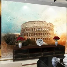 Papel de parede European landscape arena oil painting 3d wallpaper mural,living room bedroom wall papers home decor