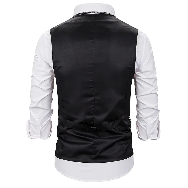 Europe Men Gilding Print Suit Vest Golden Silver Sleeveless Slim Waistcoat Business Blazer Vest Wedding Party Fashion Plus Size
Europe Men Gilding Print Suit Vest Golden Silver Sleeveless Slim Waistcoat Business Blazer Vest Wedding Party Fashion Plus Size