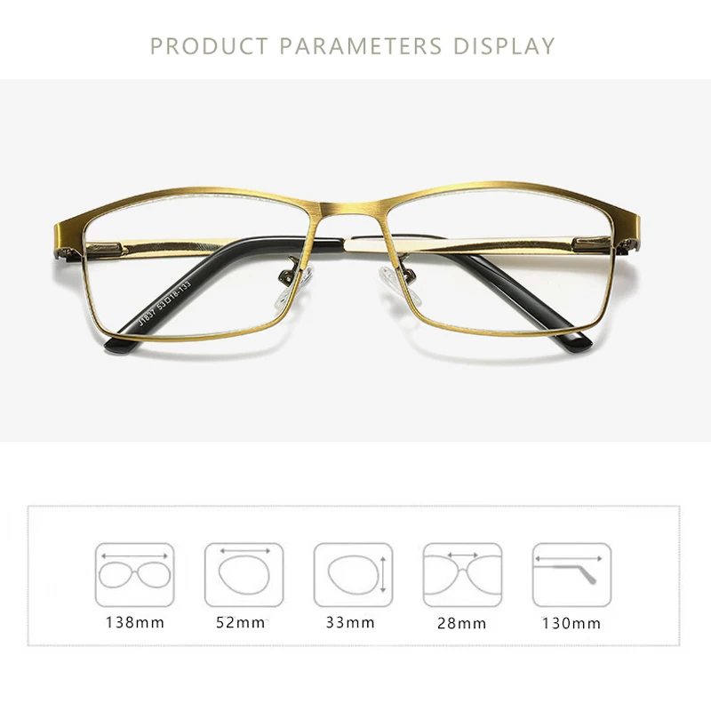 iboode High Quality Men Business Reading Glasses Titanium alloy Vintage Anti-Blu-ray HD Computer Goggles For Men +1.0 +1.5 +2.5
iboode High Quality Men Business Reading Glasses Titanium alloy Vintage Anti-Blu-ray HD Computer Goggles For Men +1.0 +1.5 +2.5