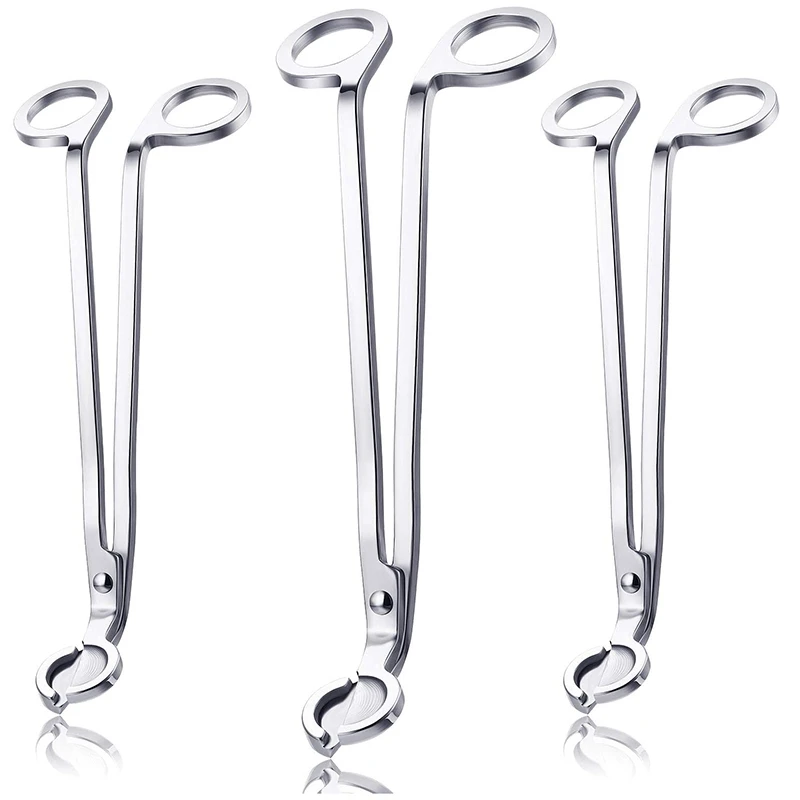 3Pcs Candle Wick Trimmer Wick Clipper Wick Cutter Wick Scissor Wick Candle Tool(Silver)
3Pcs Candle Wick Trimmer Wick Clipper Wick Cutter Wick Scissor Wick Candle Tool(Silver)