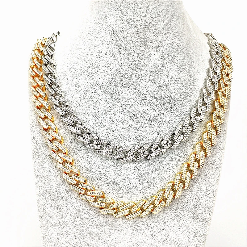 Hip Hop Luxury Mens Necklace Rhinestone Gold Multicolor Zircon Square Cuban Chain Ladies Gift Necklace Jewelry
Hip Hop Luxury Mens Necklace Rhinestone Gold Multicolor Zircon Square Cuban Chain Ladies Gift Necklace Jewelry