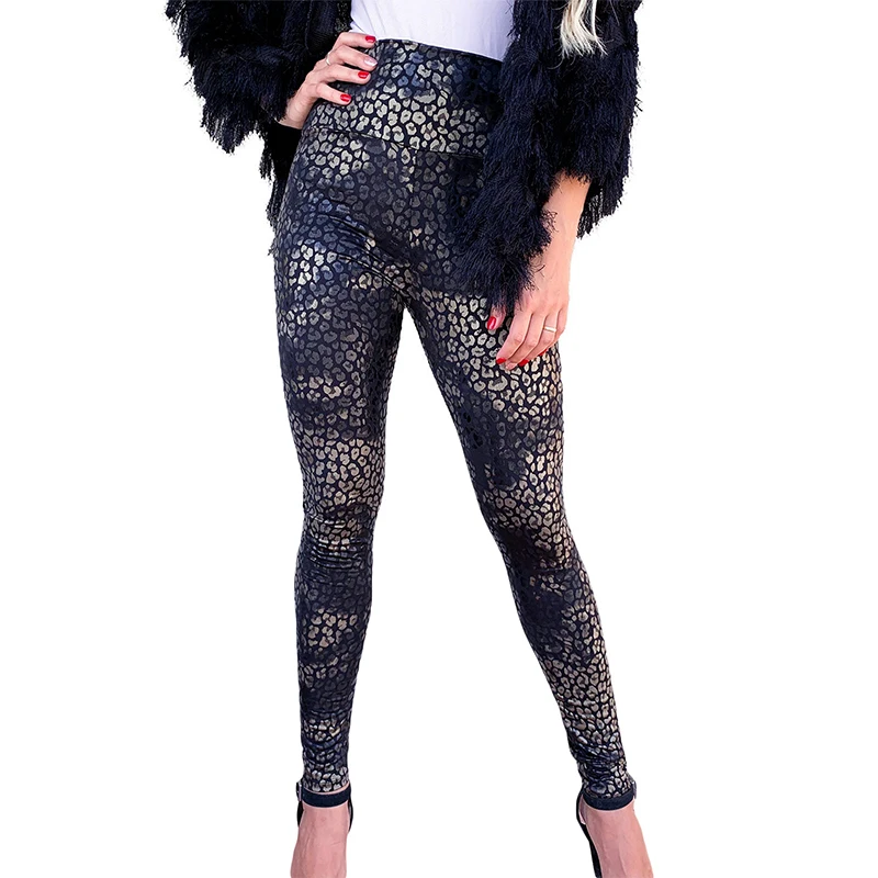 2022 Fashion Women Leopard Print Black Leggings High Waist Tummy Control Skinny Pants Female Workout Fitness Stretchy Bottom XL
2022 Fashion Women Leopard Print Black Leggings High Waist Tummy Control Skinny Pants Female Workout Fitness Stretchy Bottom XL