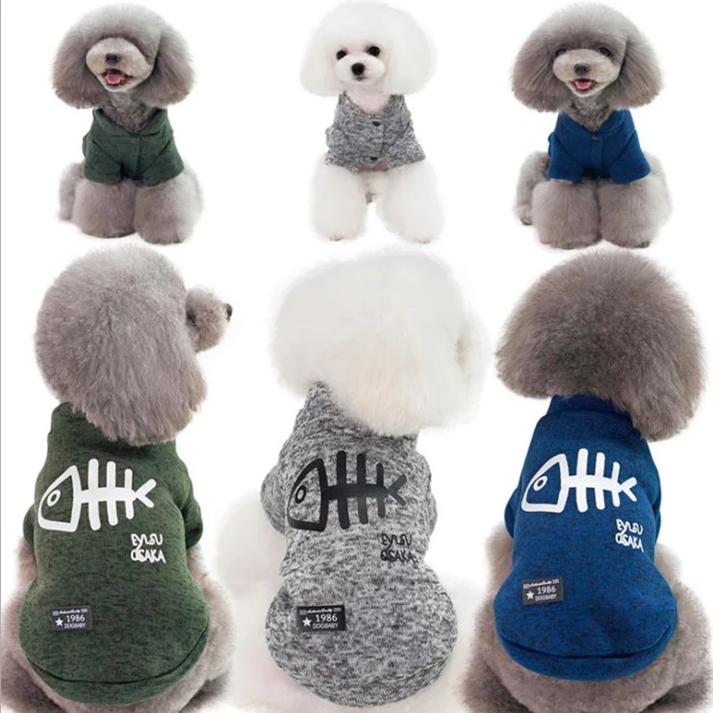Dog Clothes Sweater Coat Jacket For Small Dogs Kitten Fishbone Cat Sweatshirt Hoodies Costume Cute Cat Clothing Winter Pet Puppy
Dog Clothes Sweater Coat Jacket For Small Dogs Kitten Fishbone Cat Sweatshirt Hoodies Costume Cute Cat Clothing Winter Pet Puppy