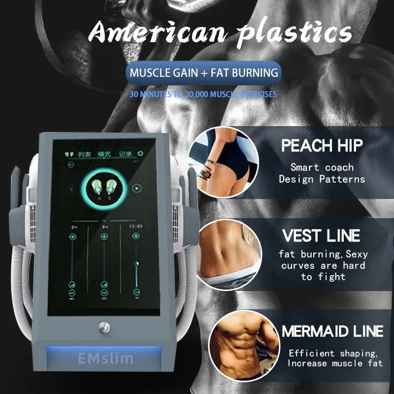 High Intensity Rapid Muscle Building Portable Body Sculptor Hiemt Ems Slim Body Sculpting Machine Best 4 Handles Hiemt Machine
High Intensity Rapid Muscle Building Portable Body Sculptor Hiemt Ems Slim Body Sculpting Machine Best 4 Handles Hiemt Machine