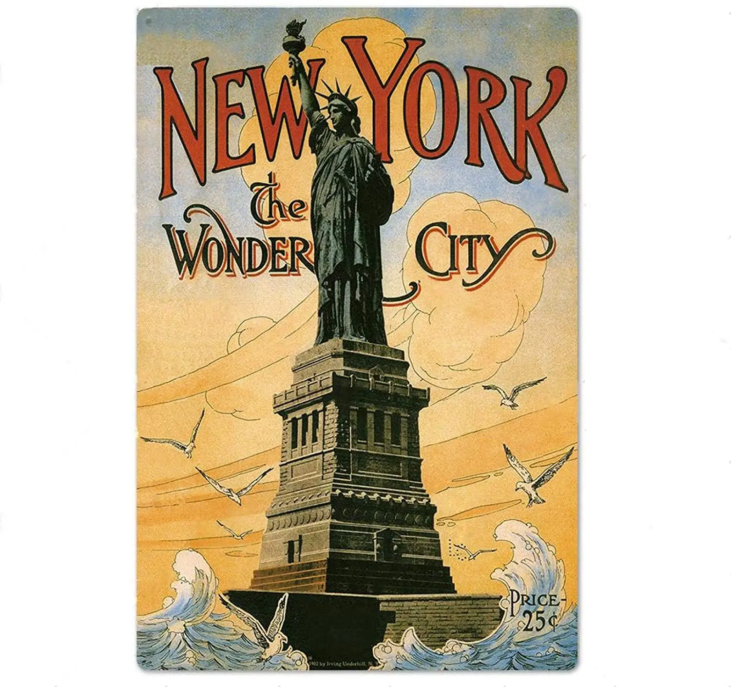 Metal Sign Vintage America New York City Landscape Tin Poster Metal Wall Art Home Decor Plate Retro Painting 12*8 Inch 
Metal Sign Vintage America New York City Landscape Tin Poster Metal Wall Art Home Decor Plate Retro Painting 12*8 Inch