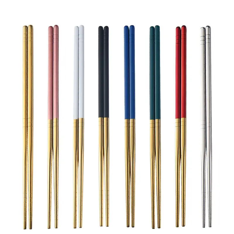 Korean Style Stainless Steel Glossy Metal Chopstick Dessert Sushi food stick Dinner Tableware Kitchen Portable Reusable Cutlery
Korean Style Stainless Steel Glossy Metal Chopstick Dessert Sushi food stick Dinner Tableware Kitchen Portable Reusable Cutlery