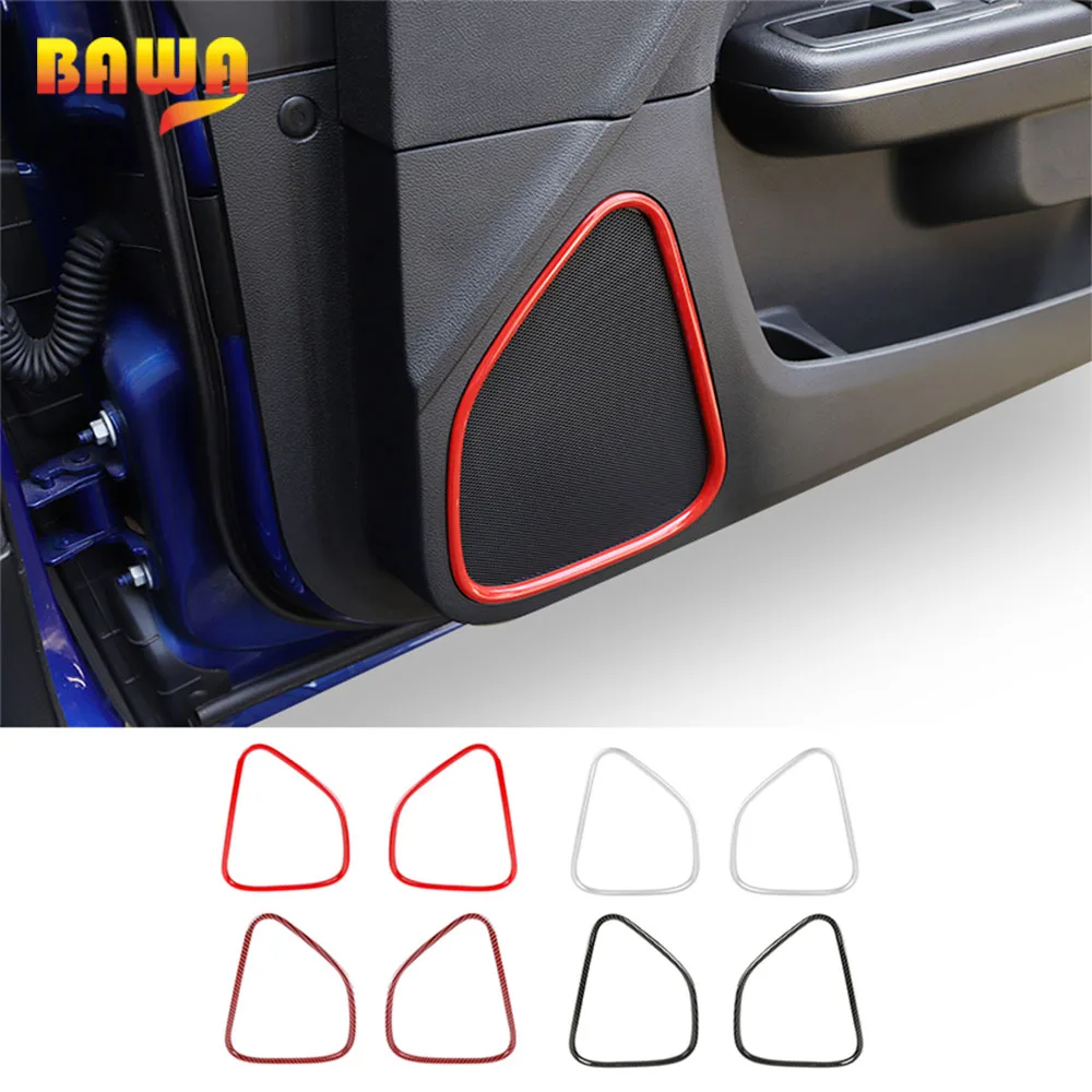 BAWA Car Door Sound Speaker Stereo Decoration Ring Stickers Internal Accessories For Dodge Charger 2011+ Car Styling
BAWA Car Door Sound Speaker Stereo Decoration Ring Stickers Internal Accessories For Dodge Charger 2011+ Car Styling