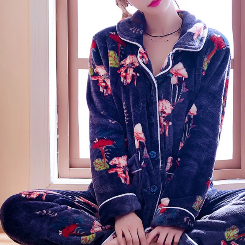 Pajama Sets Women Winter Warm Cute Sweet Plus Velvet Thickening Soft Comfortable Womens Clothing Female Trendy Simple 2019 New
Pajama Sets Women Winter Warm Cute Sweet Plus Velvet Thickening Soft Comfortable Womens Clothing Female Trendy Simple 2019 New