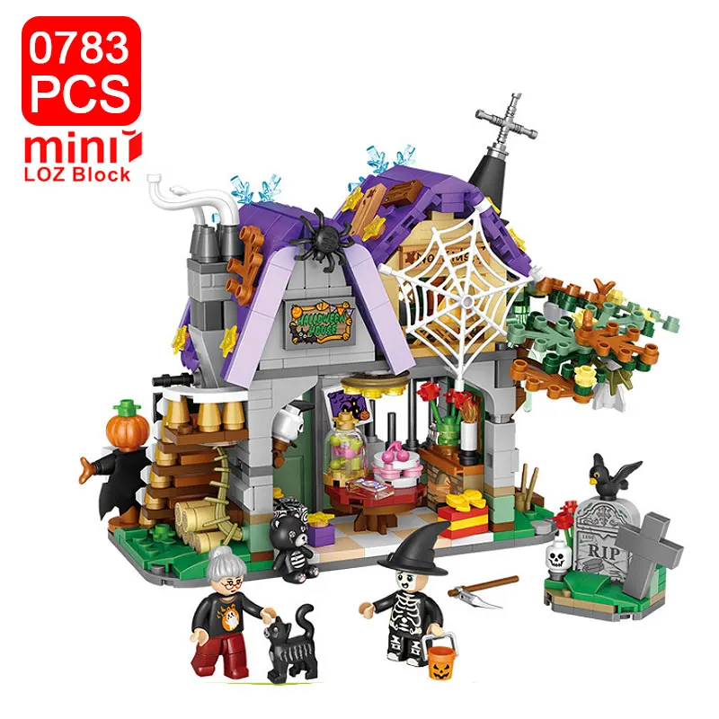 LOZ 1233 783Pcs Building Blocks Cartoon Magic Hut Ghosts Critters Halloween For Children Kid Gift
LOZ 1233 783Pcs Building Blocks Cartoon Magic Hut Ghosts Critters Halloween For Children Kid Gift