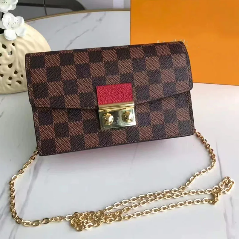 2021 New Fashion Women's Bag Chain Shoulder Crossbody Handbags Lady Travel Small Cross Body Plaid
2021 New Fashion Women's Bag Chain Shoulder Crossbody Handbags Lady Travel Small Cross Body Plaid