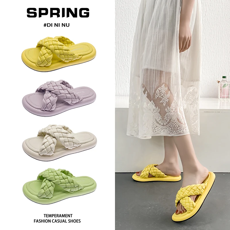 Slippers Casual Shoes Slipers Women Shale Female Beach Slides Luxury 2021 Flat Sabot Summer Fashion Basic Rubber Sweet PU
Slippers Casual Shoes Slipers Women Shale Female Beach Slides Luxury 2021 Flat Sabot Summer Fashion Basic Rubber Sweet PU